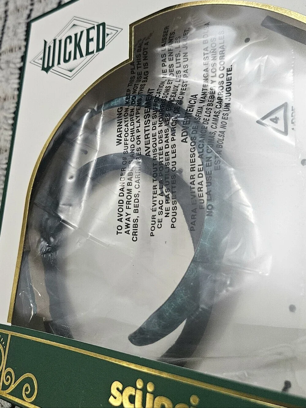 WICKED Elphaba 2 Headband Set New Not Full Set By SCUNCI
